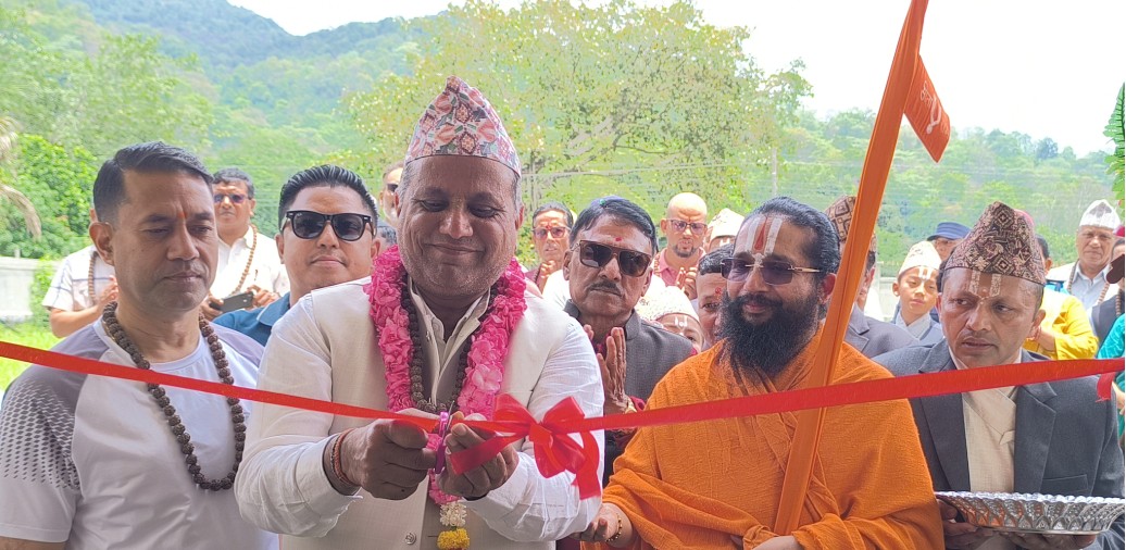 पर्यटनमन्त्री पराजुलीद्वारा चतराधामस्थित ‘गुरुकुल’ को उद्घाटन