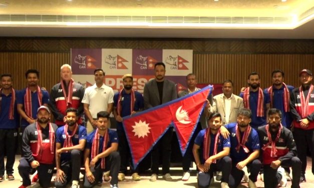 सिंगापुर जाने राष्ट्रिय क्रिकेट टोलीलाई क्यानद्वारा विदाई