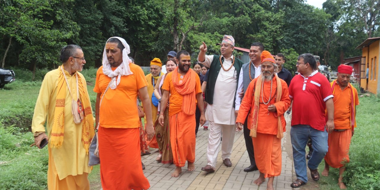 योगी नरहरिनाथको तपोभूमिमा सुविधासम्पन्न धर्मशाला बनाउने मुख्यमन्त्री बानियाँको घोषणा