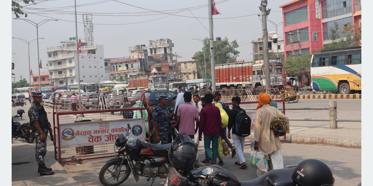 भन्सार कडाइपछि सुनौलीको नेपालतर्फका व्यवसाय चलायमान