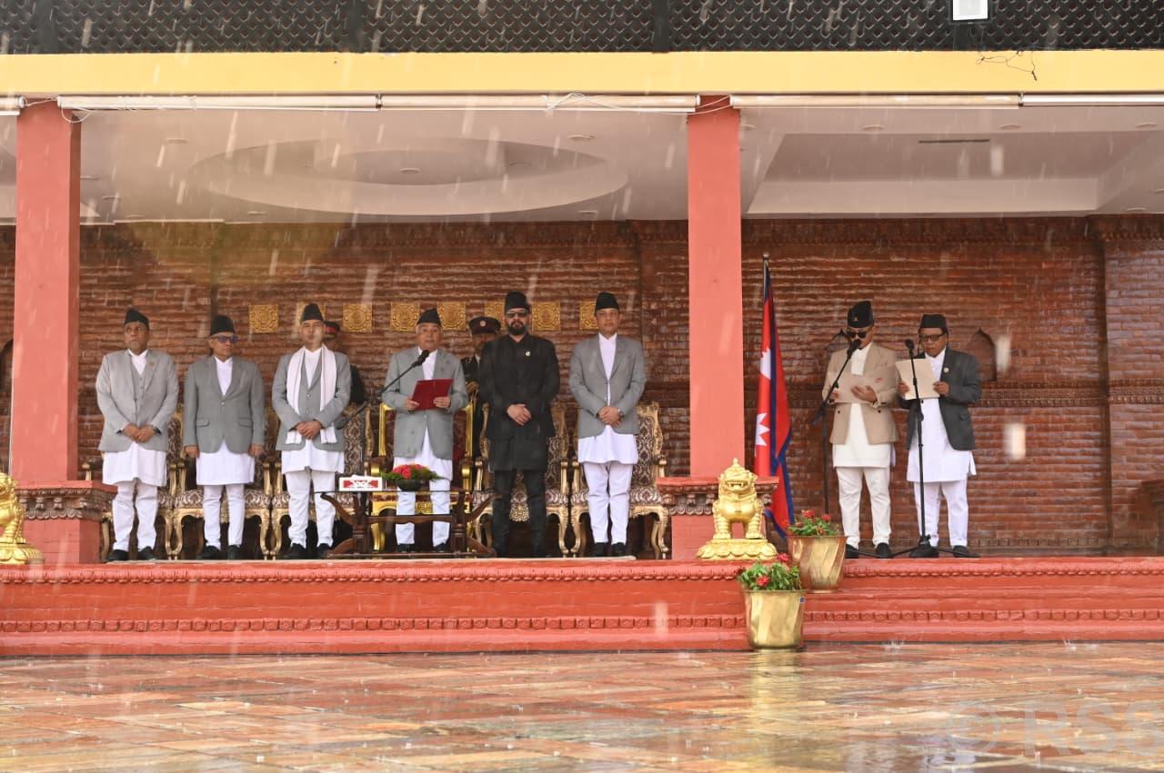 मौजुदा मन्त्रिपरिषद्‌मा नियुक्ति, हेरफेर र कार्यविभाजन