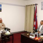 उपराष्ट्रपति यादवसँग कोशी प्रदेश प्रमुख खापुङको भेट