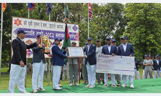 पृतनापति ट्रफीको उपाधि १८ बाहिनी अड्डालाई
