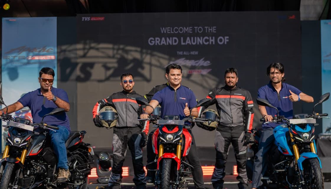 टीभीएस मोटर कम्पनीले सार्वजनिक गर्‍यो नेपालकै सबैभन्दा शक्तिशाली टीभीएस अपाचे आरटीआर १६० फोर भी