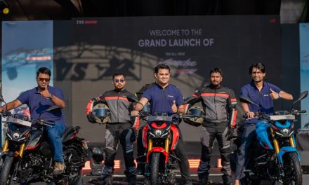 टीभीएस मोटर कम्पनीले सार्वजनिक गर्‍यो नेपालकै सबैभन्दा शक्तिशाली टीभीएस अपाचे आरटीआर १६० फोर भी