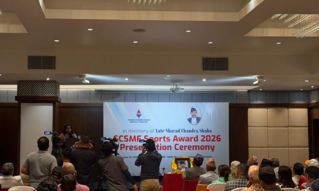 उमेश मास्के र सन्दीप लामिछानेलाई ‘एससीएसएमएफ स्पोर्ट्स अवार्ड २०२६’