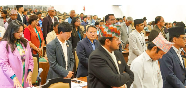 प्रतिनिधिसभाको बैठक सूचना टाँस गरि मंगलबार दिउसो १ बजेसम्मका लागि स्थगित