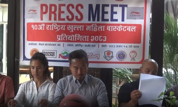 १०औं राष्ट्रिय खुला महिला बास्केटबल च्याम्पियनसिप आगामी असारको पहिलो साता आयोजना हुने