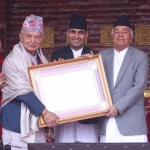 राष्ट्रिय चलचित्र पुरस्कार २०८२ राष्ट्रपति रामचन्द्र पौडेलद्वारा प्रदान