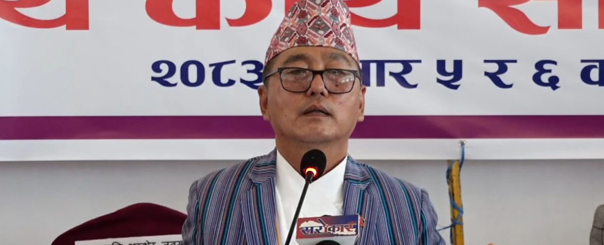 पार्टीले अघि सारेका एजेण्डाहरुलाई पार्टीभित्रकै केहि नेताहरुले तुहाउने काम गरेका छन्:  (राप्रपा)अध्यक्ष लिङ्देन
