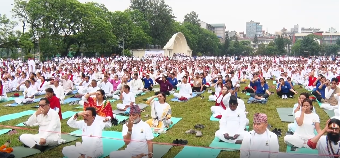 अन्तर्राष्ट्रिय योग दिवस आज नेपालमा पनि विभिन्न कार्यक्रमसहित मनाइँदै