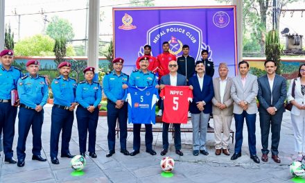 आइजीआई प्रुडेन्सियल इन्स्योरेन्स र नेपाल पुलिस फुटबल क्लबबीच सहकार्य सम्झौता
