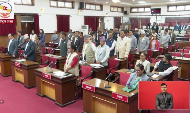 प्रधानमन्त्रीको सीमा सम्बन्धी अभिव्यक्तिविरुद्ध राष्ट्रियसभा बैठक अवरुद्ध