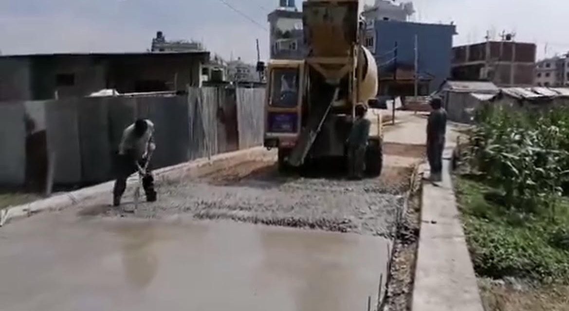 चाँगाथलीको मुहार फेरिँदै, कालोपत्रे सडकले ललितपुर–भक्तपुर जोड्यो