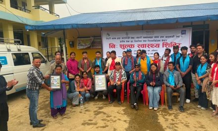 टिस्टुङमा स्वास्थ्य शिविरः ४७७ जना लाभान्वित