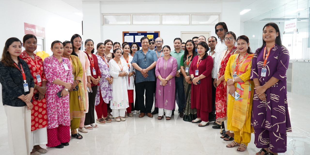 विश्वस्तरीय पूर्वाधारसहित विराट मेडिकल कलेजमा ‘स्कुल अफ नर्सिङ’ शुभारम्भ