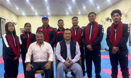 एसियन मिक्स मार्शल खेल्न नेपाली टोलि मलेसिया प्रस्थान, पुर्व खेलकुद मन्त्री महर्जनले गरे बिदाई