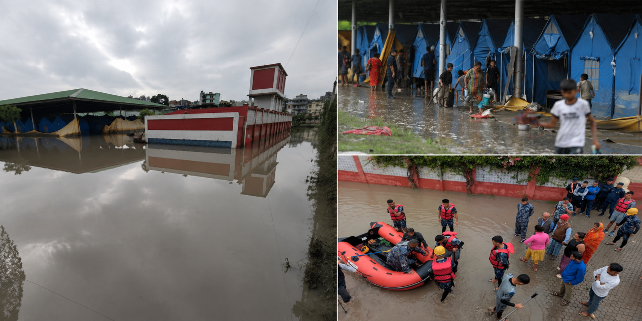 कीर्तिपुर होल्डिङ सेन्टरमा बाढी पस्यो, सुकुमबासीको बिचल्ली : ‘१५ दिनको वाचा तीन महिनासम्म पूरा भएन’