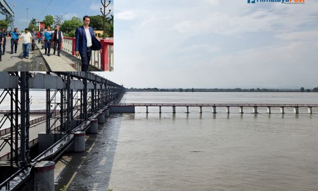 बढ्दो जलप्रवाहपछि कोशी ब्यारेजको प्रशासनद्वारा अनुगमन, एक लाख ५१ हजार क्युसेक बहाव, २० ढोका खोलिए