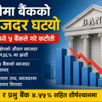 भदौमा २० वाणिज्य बैंकको नयाँ ब्याजदर सार्वजनिक, १५ को स्थिर