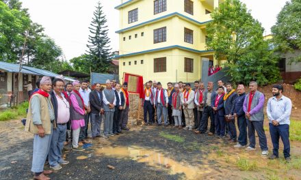 भारतीय अनुदानमा जनक माध्यमिक विद्यालयको नयाँ भवन शिलान्यास