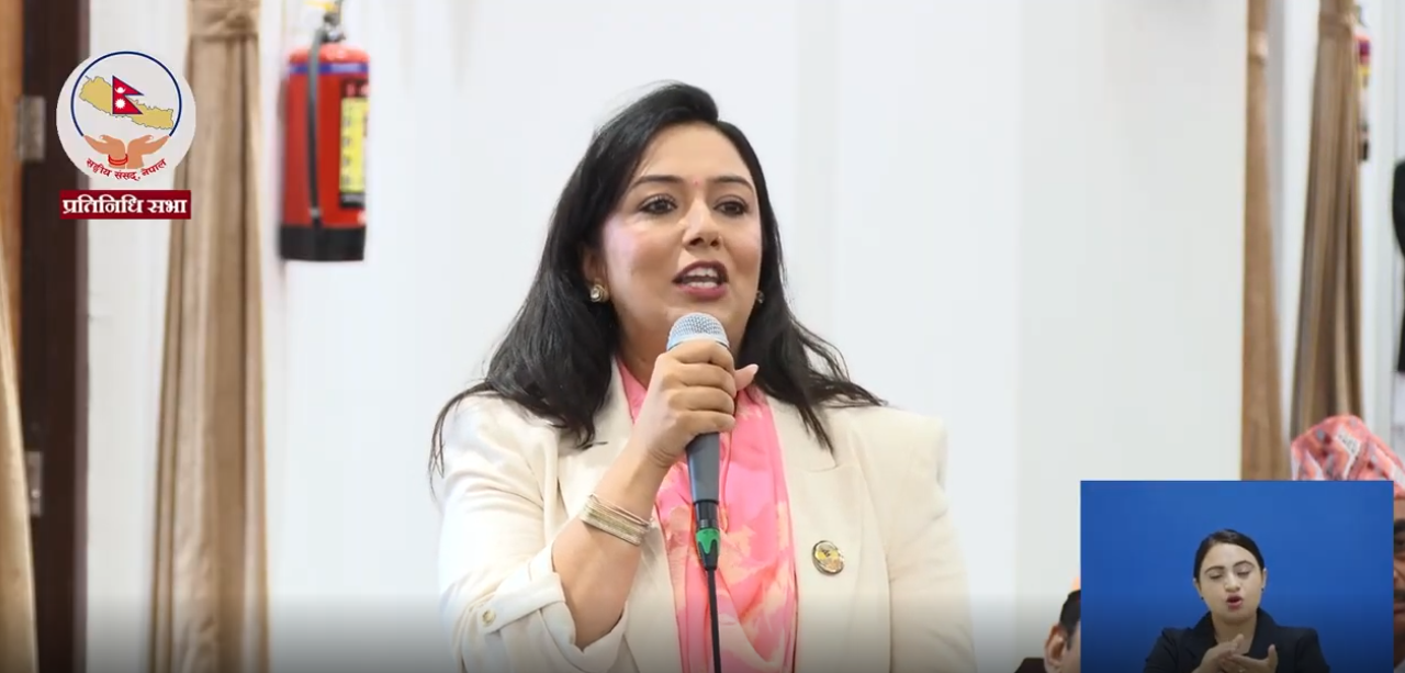 ३५ वर्षमा हुन नसकेका काम गरेर देखाउन सरकारलाई राप्रपा सांसद खुश्बु ओलीको सुझाव