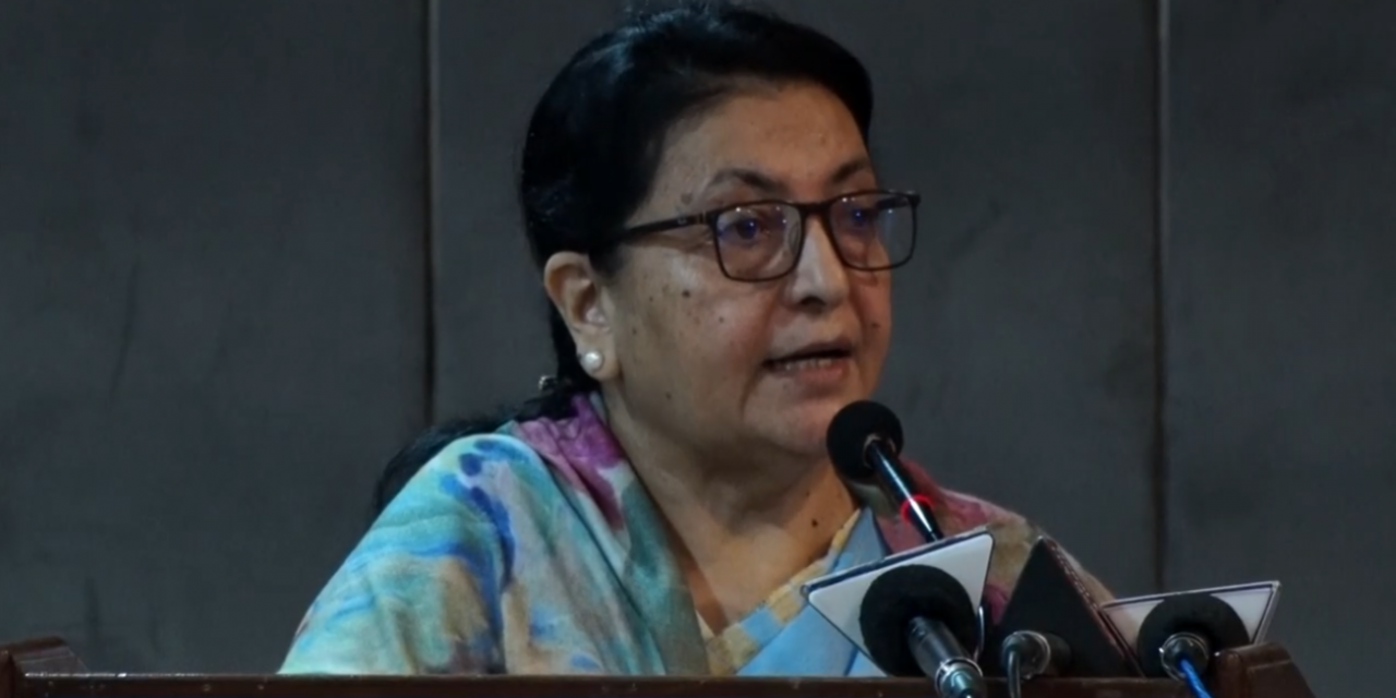 राजनीति मत माग्ने विषय मात्र होइन, निरन्तर सहभागिताको प्रक्रिया हो : पूर्वराष्ट्रपति भण्डारी