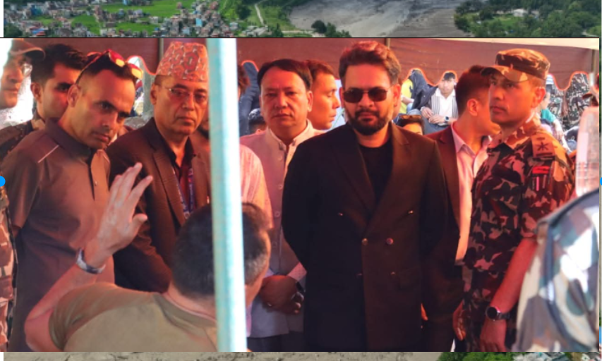 नुवाकोटको बाढी प्रभावित क्षेत्र पुगेर प्रधानमन्त्रीको २० बुँदे ब्रिफिङ, ‘नागरिकको जीवनरक्षा सरकारको पहिलो प्राथमिकता’