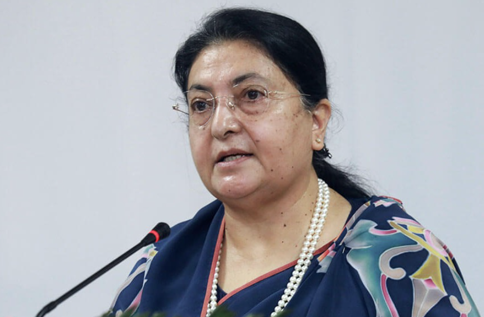 बाढीपीडितको उद्धार र राहतमा जुट्न पूर्वराष्ट्रपति भण्डारीको आग्रह
