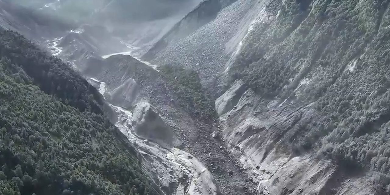 खतरा अझै टरेको छैन : नेपाल–चीन सीमा नजिकै २० लाख घनमिटर पानीको ताल