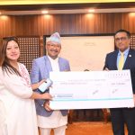 सांग्रिला डेभलपमेन्ट बैंकद्वारा भोटेकोशी बाढीपीडितका लागि ७० लाख सहयोग