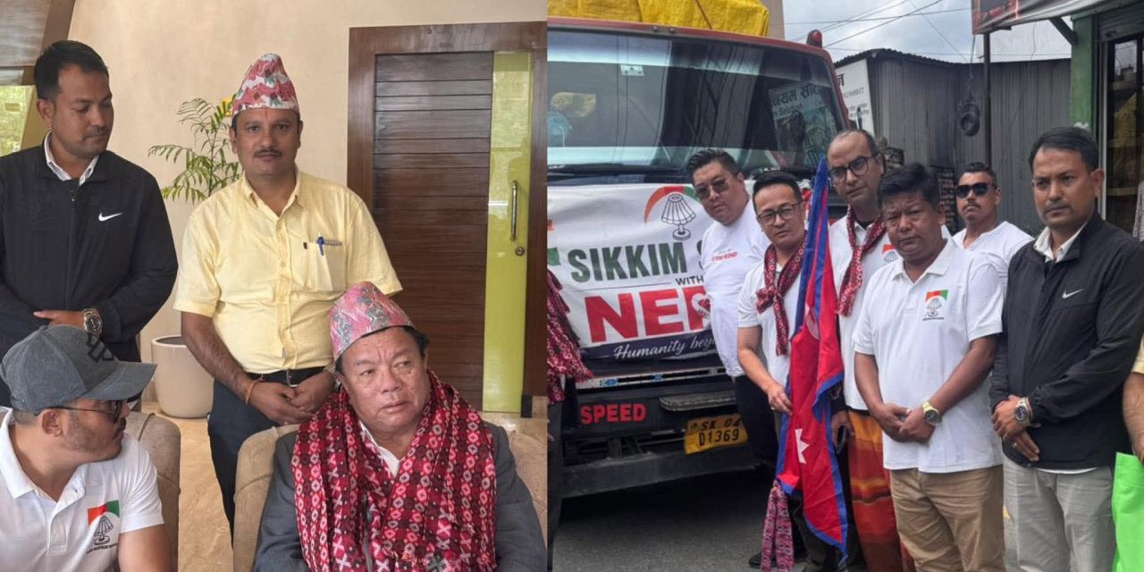 भोटेकोसी बाढी प्रभावितलाई सिक्किमबाट राहत, ३५ सदस्यीय स्वयंसेवक टोली नुवाकोटमा