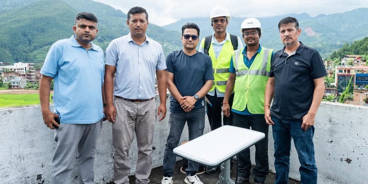एनसेलले बाढी प्रभावित क्षेत्रमा स्याटलाइट प्रविधिमार्फत सञ्चार सेवा उपलब्ध गराउँदै