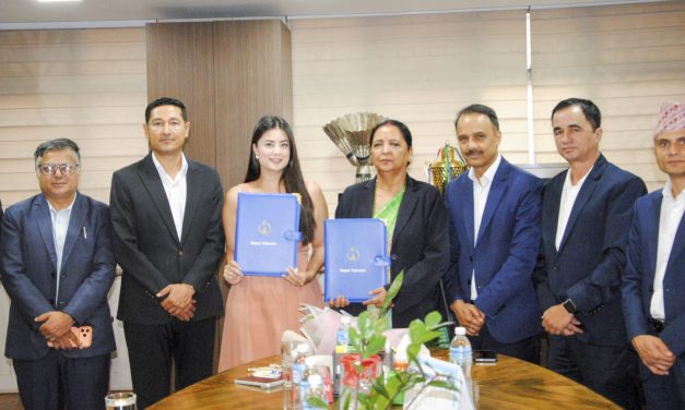 नेपाल टेलिकमको ब्रान्ड एम्बेसडरमा कुशल भुर्तेल र नीति शाह नियुक्त