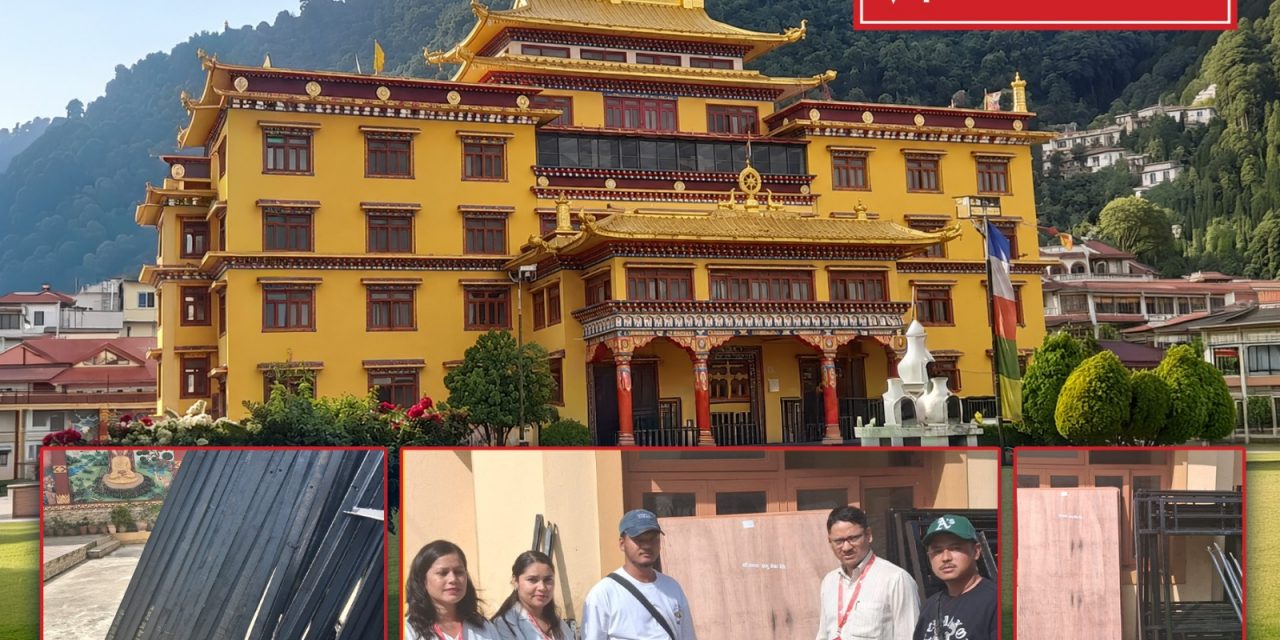 प्रभु बैंकद्वारा पहेंलो गुम्बामा बाढीपीडितका लागि ६ वटा बंक बेड हस्तान्तरण