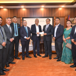 एनएमबी बैंकद्वारा भोटेकोशी बाढीपीडितका लागि ३ करोड ५१ लाख रुपैयाँ सहयोग