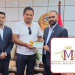 पाँचतारे होटल मेची क्राउनले दैवी प्रकोप उद्धार कोषमा दियो २६ लाख सहयोग