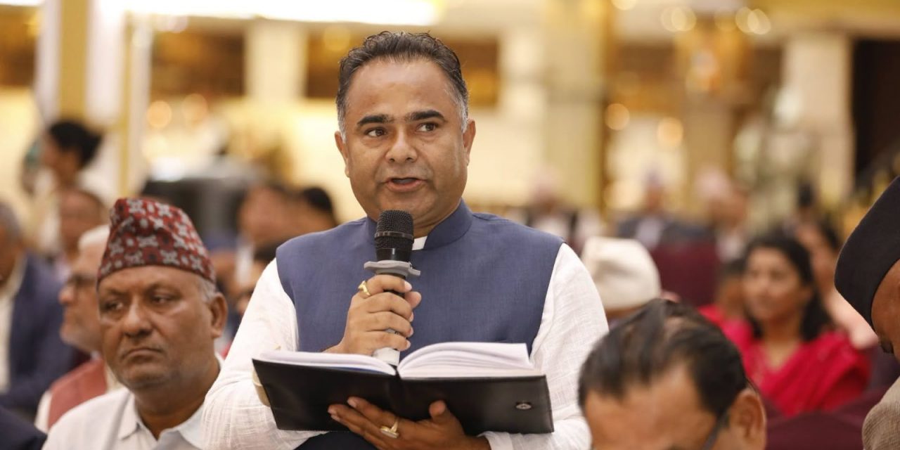 राष्ट्र, संविधान, लोकतन्त्र, राष्ट्रिय एकता, पार्टी र नेतृत्वको रक्षा नै अहिलेको आवश्यकता हो : पर्शुराम बस्नेत