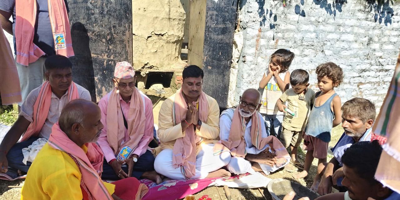 त्रिवेणीमा सडक ढलान कार्य सुरु, जसपा केन्द्रीय सदस्य सन्जु साहद्वारा उद्घाटन