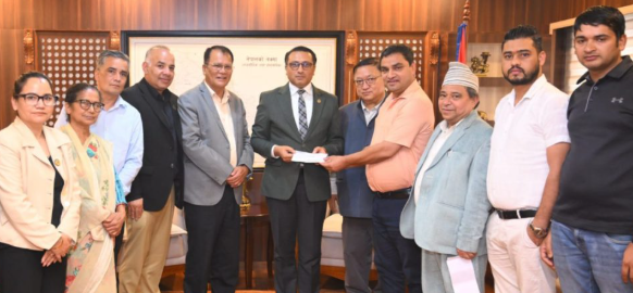रसुवा बाढीपीडितका लागि कांग्रेसले दियो १ करोड