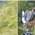 हेटौंडाबाट काठमाडौं आउँदै गरेको ईभी भिरबाट खस्यो, चार जनाको मृत्यु