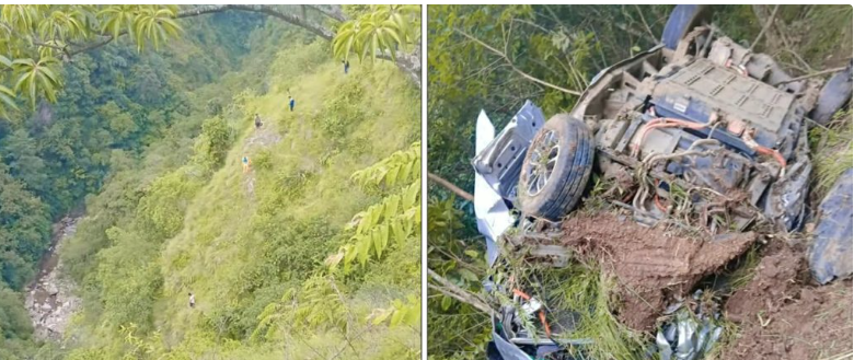 हेटौंडाबाट काठमाडौं आउँदै गरेको ईभी भिरबाट खस्यो, चार जनाको मृत्यु