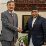 दक्षिण कोरियाका विदेशमन्त्री चो र परराष्ट्रमन्त्री खनालबिच भेटवार्ता