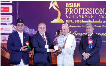 मेटलाइफ नेपालका महाप्रबन्धक निर्मल काजी श्रेष्ठलाई एसियन प्रोफेसनल अचिभमेन्ट अवार्ड