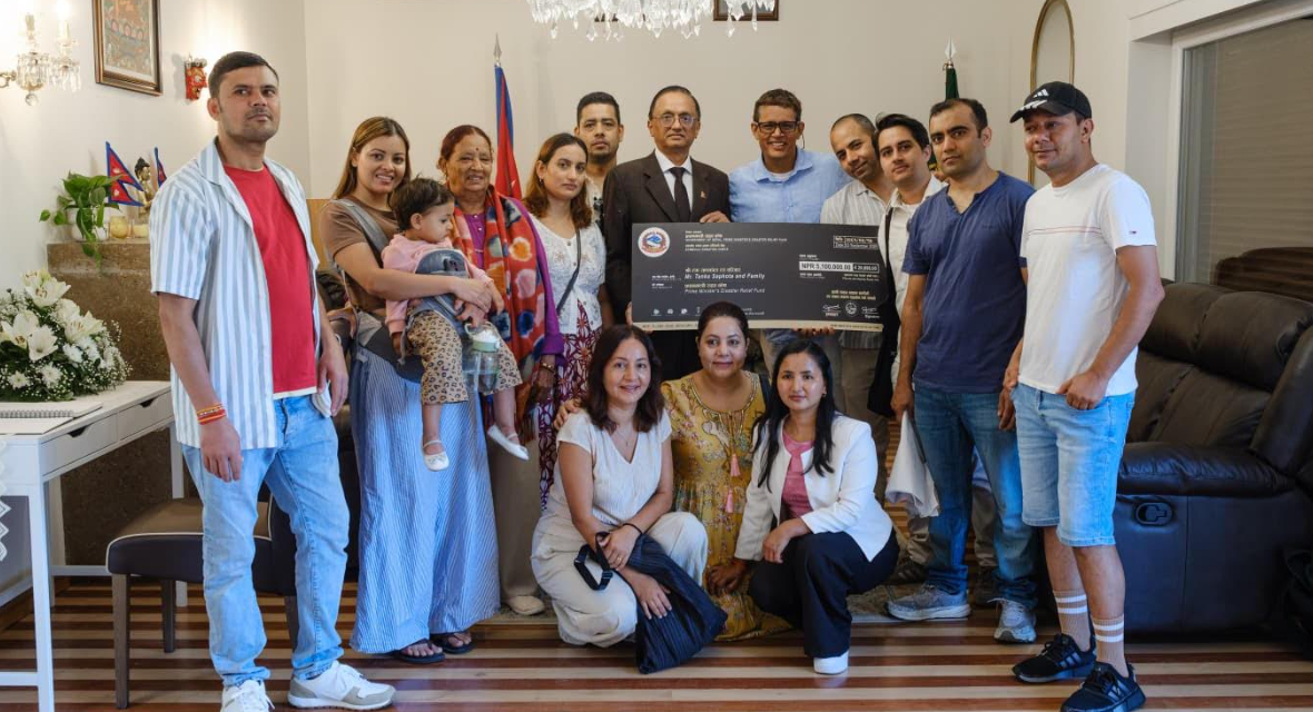 पोर्चुगलका चर्चित शेफ टंक सापकोटाद्वारा बाढीपीडितका लागि ५१ लाखभन्दा बढी सहयोग