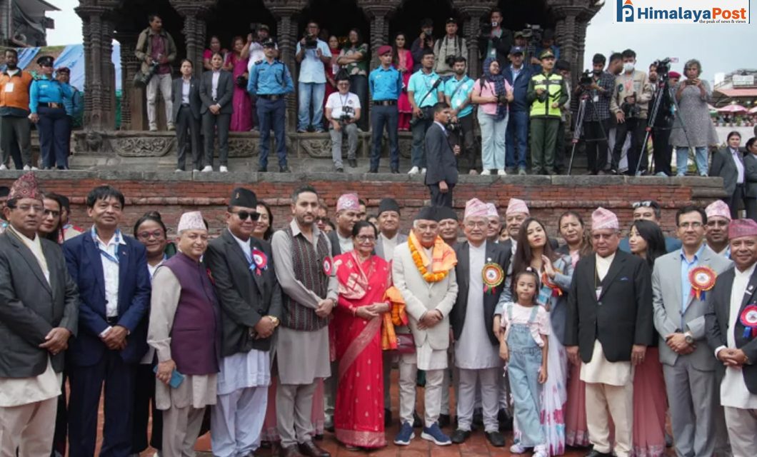 जन्माष्टमीमा राष्ट्रपति पौडेलले गरे पाटन कृष्ण मन्दिरमा दर्शन