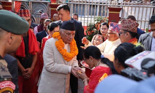 राष्ट्रपति पौडेलले गरे शक्तिपीठहरूको दर्शन