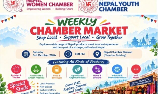 नेपाल महिला चेम्बरको ‘चेम्बर बजार’ असोज १७ गतेदेखि सञ्चालनमा आउने
