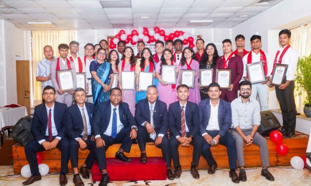 साउथ एशियन स्कुल अफ टुरिजम एण्ड होटल म्यानेजमेन्ट कलेजद्वारा १२५ विद्यार्थीलाई बिदाइ