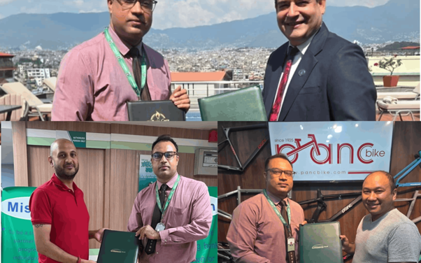 सिटिजन्स बैंक र रामाडा एन्कोर काठमाडौं, होटल हिमालयन होराइजन र पान्क बाइक बीच समझदारी